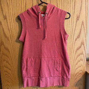 Free People sleeveless hoodie
